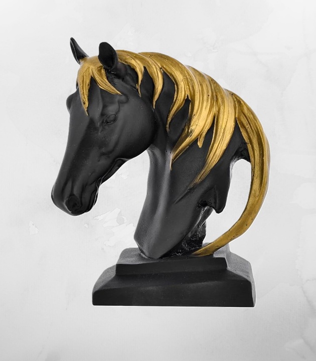 Elegant Horse Face Art Decor1 Elegant Horse Face Art Decor | Premium Home Showpiece Figurine for Living Room, Office, and Modern Interiors - Image 1